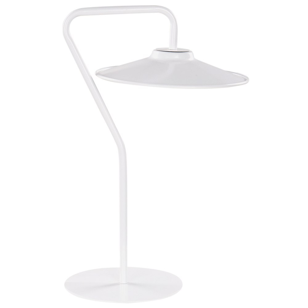 Lampa stołowa LED metalowa biała GALETTI