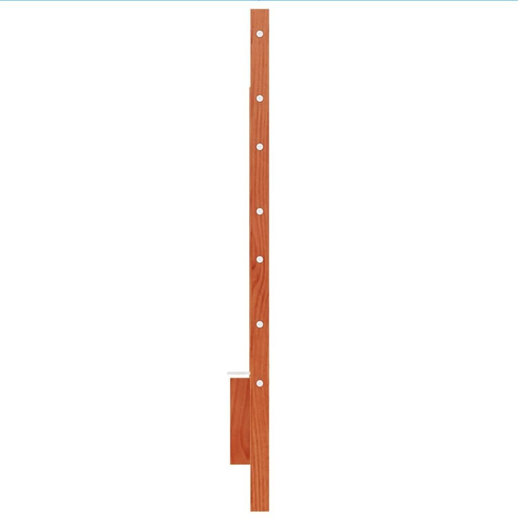 Wezgłowie do łóżka, woskowy brąz, 135 cm, lite drewno sosnowe Lumarko!