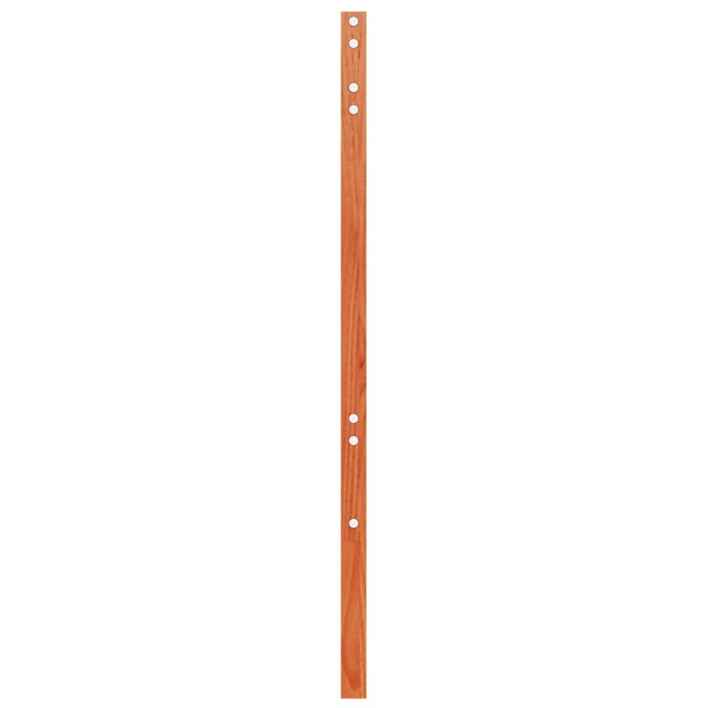 Wezgłowie do łóżka, woskowy brąz, 100 cm, lite drewno sosnowe