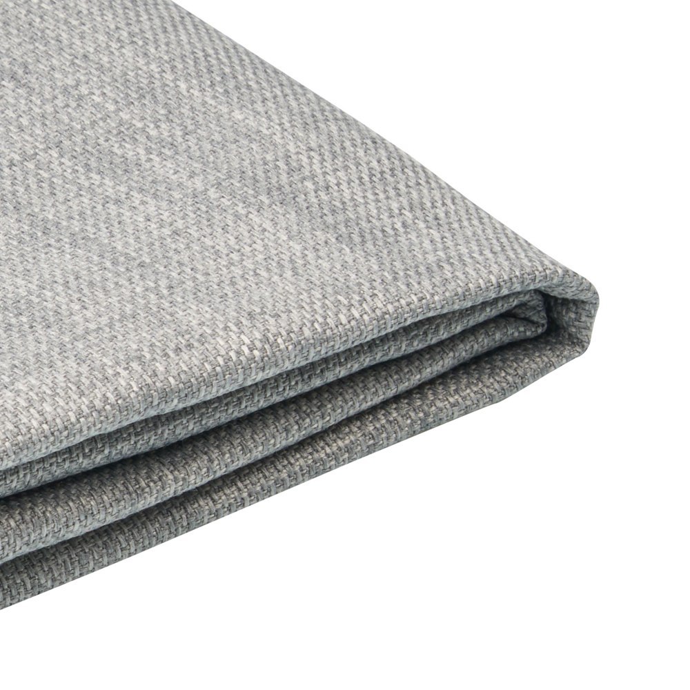 Wymienne obicie do łóżka 90 x 200 cm jasnoszare FITOU