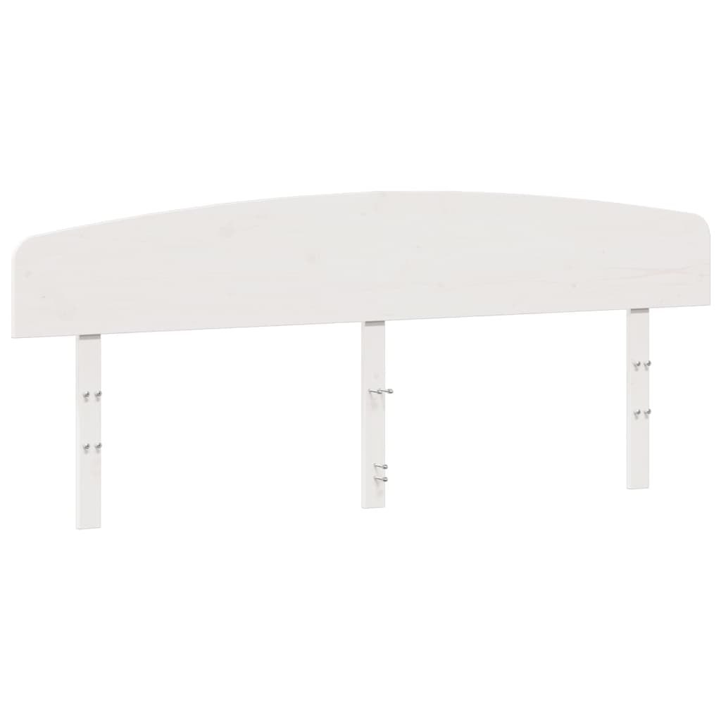 Wezgłowie do łóżka, białe, 200 cm, lite drewno sosnowe Lumarko!