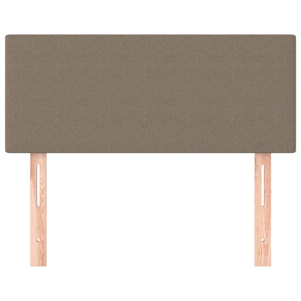 Zagłówek do łóżka, taupe, 90x5x78/88 cm, tkanina Lumarko!