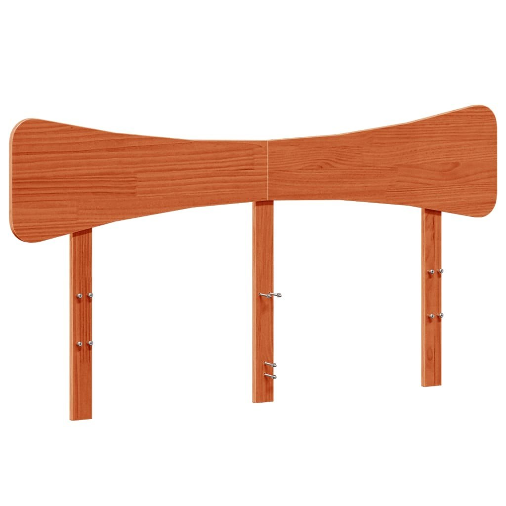 Wezgłowie do łóżka, woskowy brąz, 150 cm, lite drewno sosnowe Lumarko!
