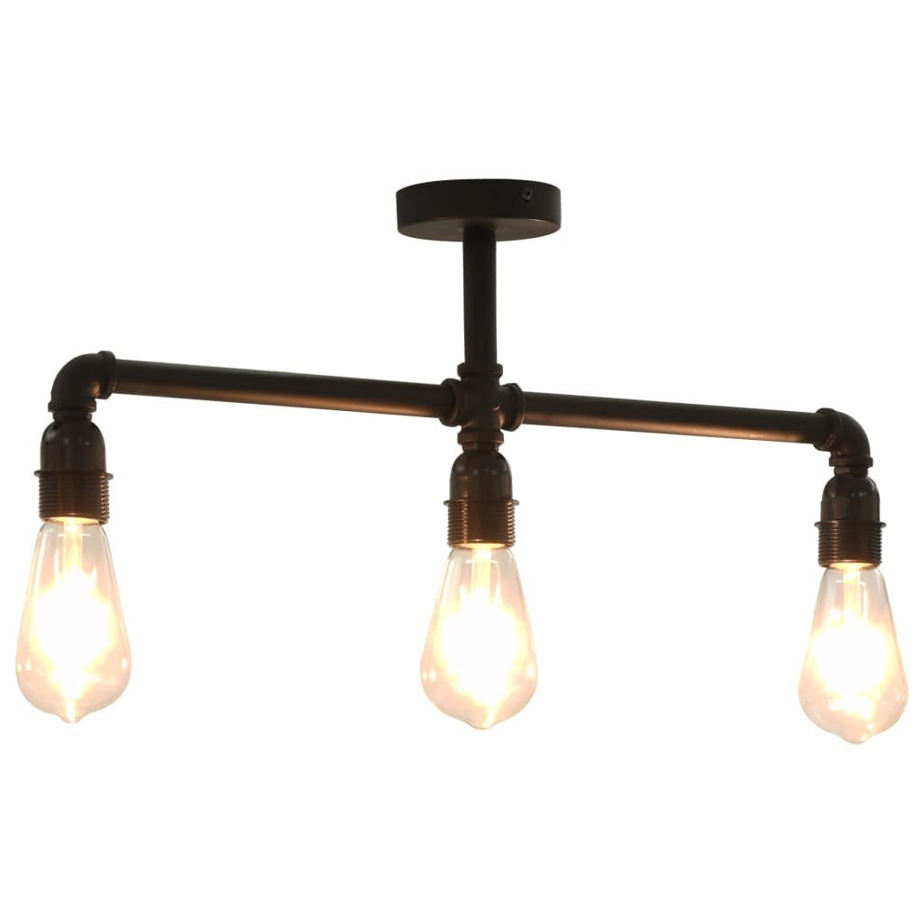 Lampa sufitowa, czarna, 3 żarówki E27 Lumarko!