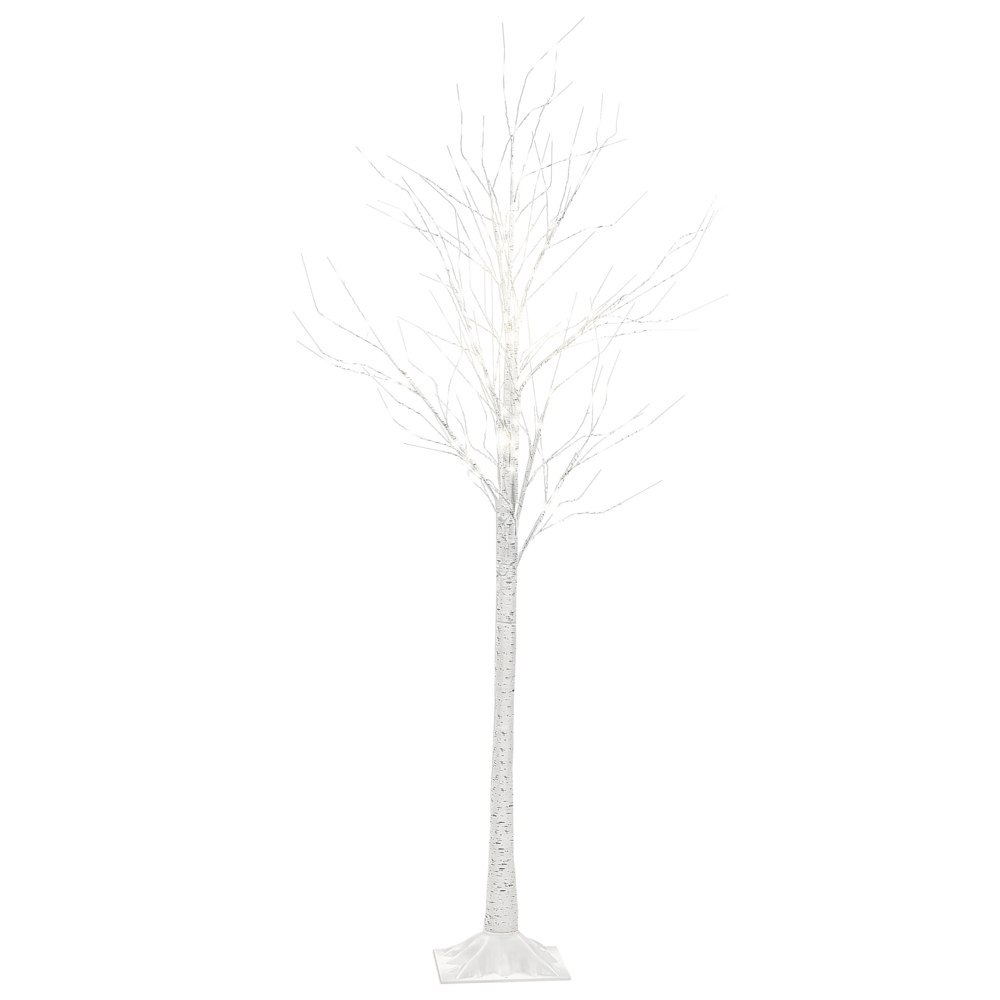 Dekoracja ogrodowa LED choinka 190 cm biała LAPPI