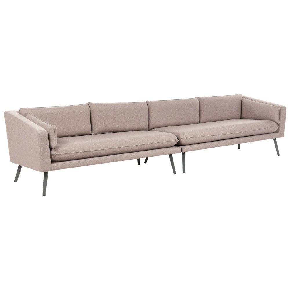 Sofa XXL dla 4 osób Tkanina Beżowy LORETELLO
