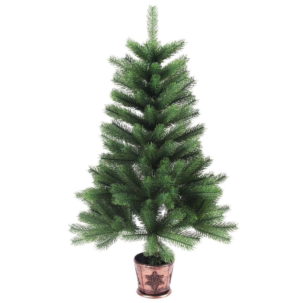 Sztuczna choinka z realistycznymi igłami, 65 cm, zielona