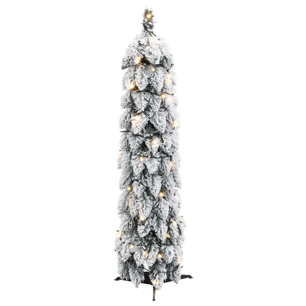Sztuczna choinka z 45 lampkami LED, ośnieżona, 90 cm Lumarko!