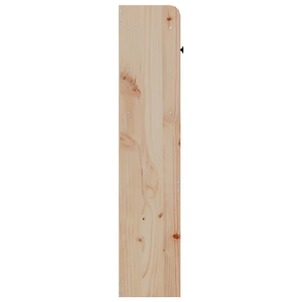 Wezgłowie do łóżka, z półkami, 135 cm, lite drewno sosnowe Lumarko!