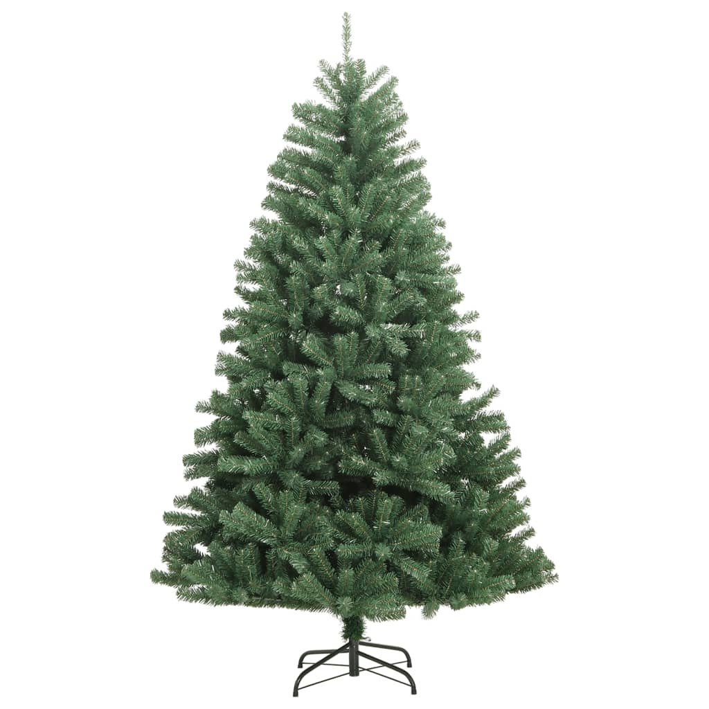 Sztuczna choinka zawiasowa ze stojakiem, zielona, 120 cm Lumarko!