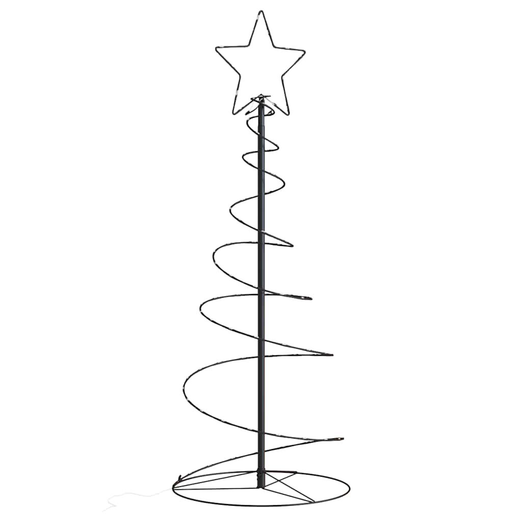 Stożkowa choinka z lampek, 80 ciepłych białych LED, 120 cm  Lumarko!
