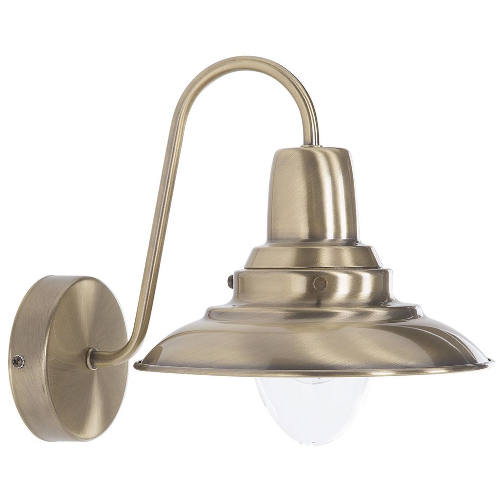 Lampa ścienna LUZA Metal Mosiężny