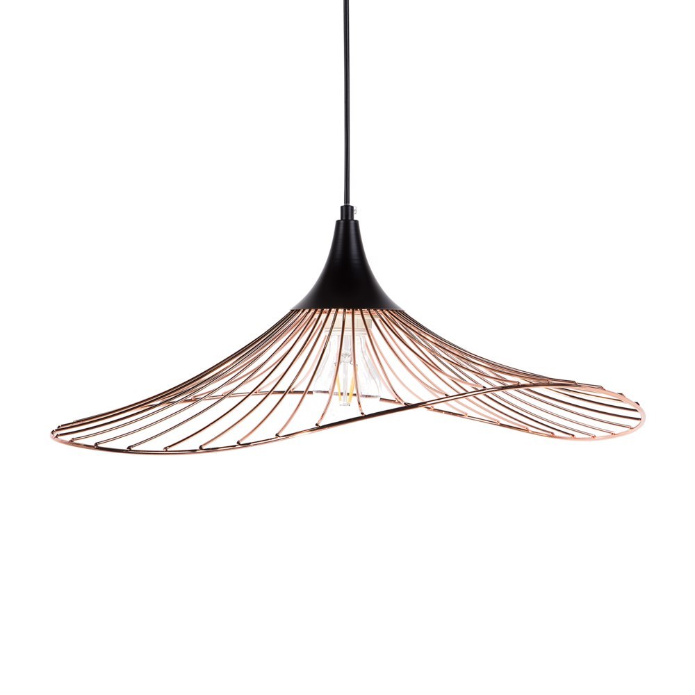 Lampa wisząca MAZARO Metal Miedziany