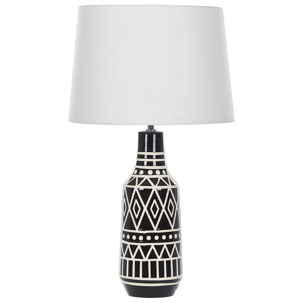 Lampa stołowa SHEBELLE Ceramika Czarny