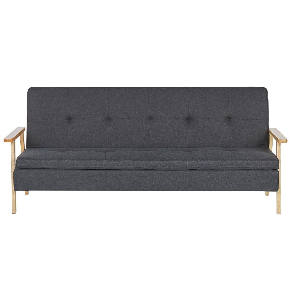 Sofa rozkładana ciemnoszara TJORN