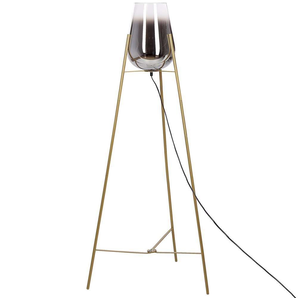 Lampa podłogowa MENA Metal Złoty