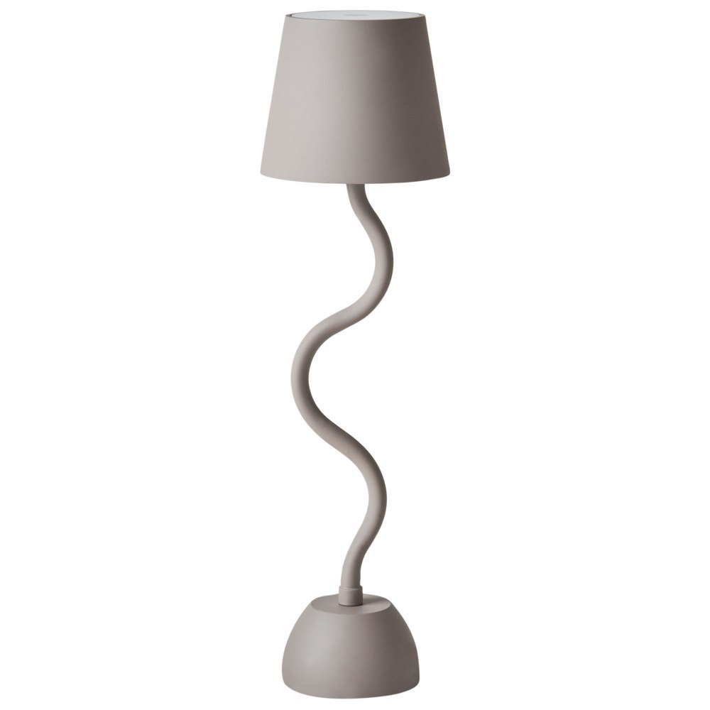 Bezprzewodowa lampa stołowa LED VOUGA Ze ściemniaczem Metal Beżowy