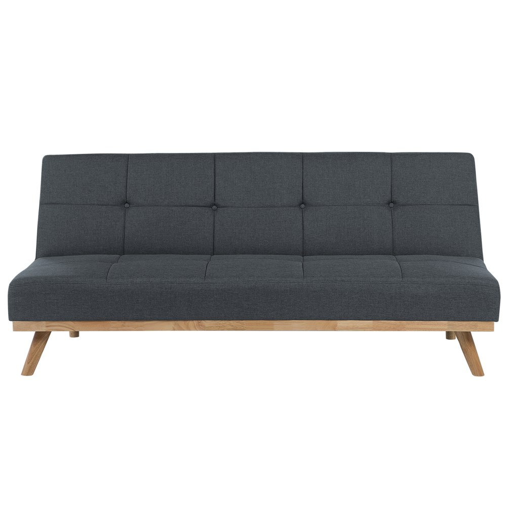 Sofa rozkładana ciemnoszara FROYA