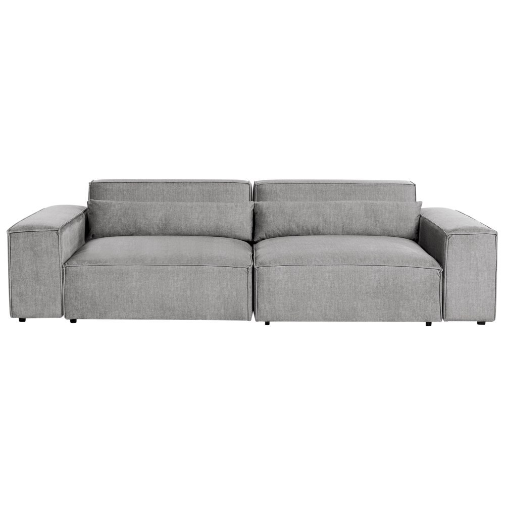 Sofa modułowa 2-osobowa szara HELLNAR