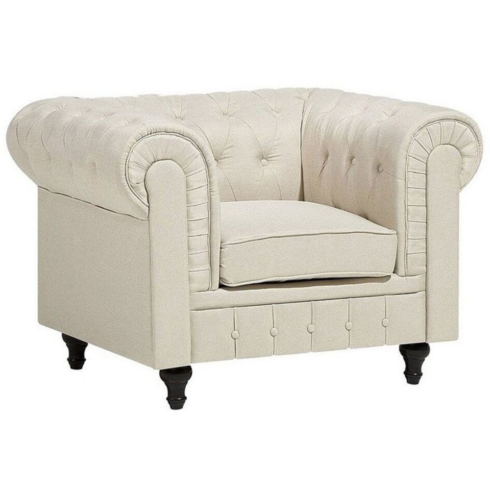 Fotel CHESTERFIELD Beżowy