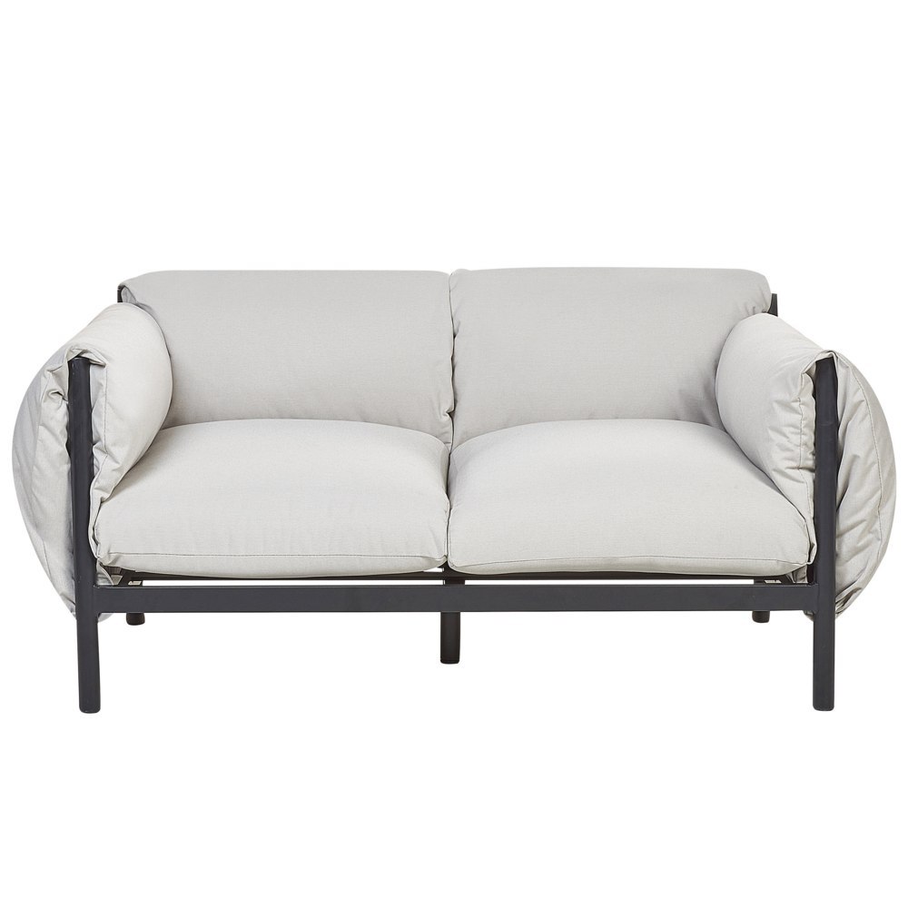 Sofa ogrodowa dla 2 osób ESPERIA Metal Szary