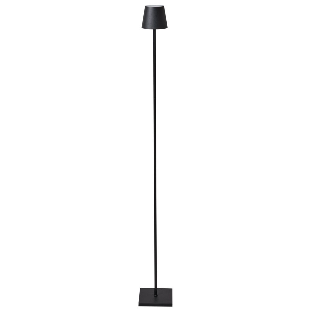 Bezprzewodowa lampa podłogowa LED GAVARRESA Metal Czarny