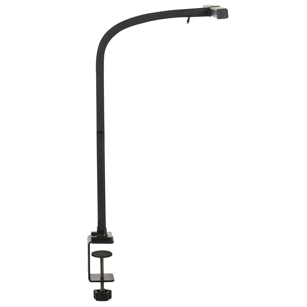 Lampa biurkowa zaciskowa AURIGA Z czujnikiem ruchu Metal Czarny