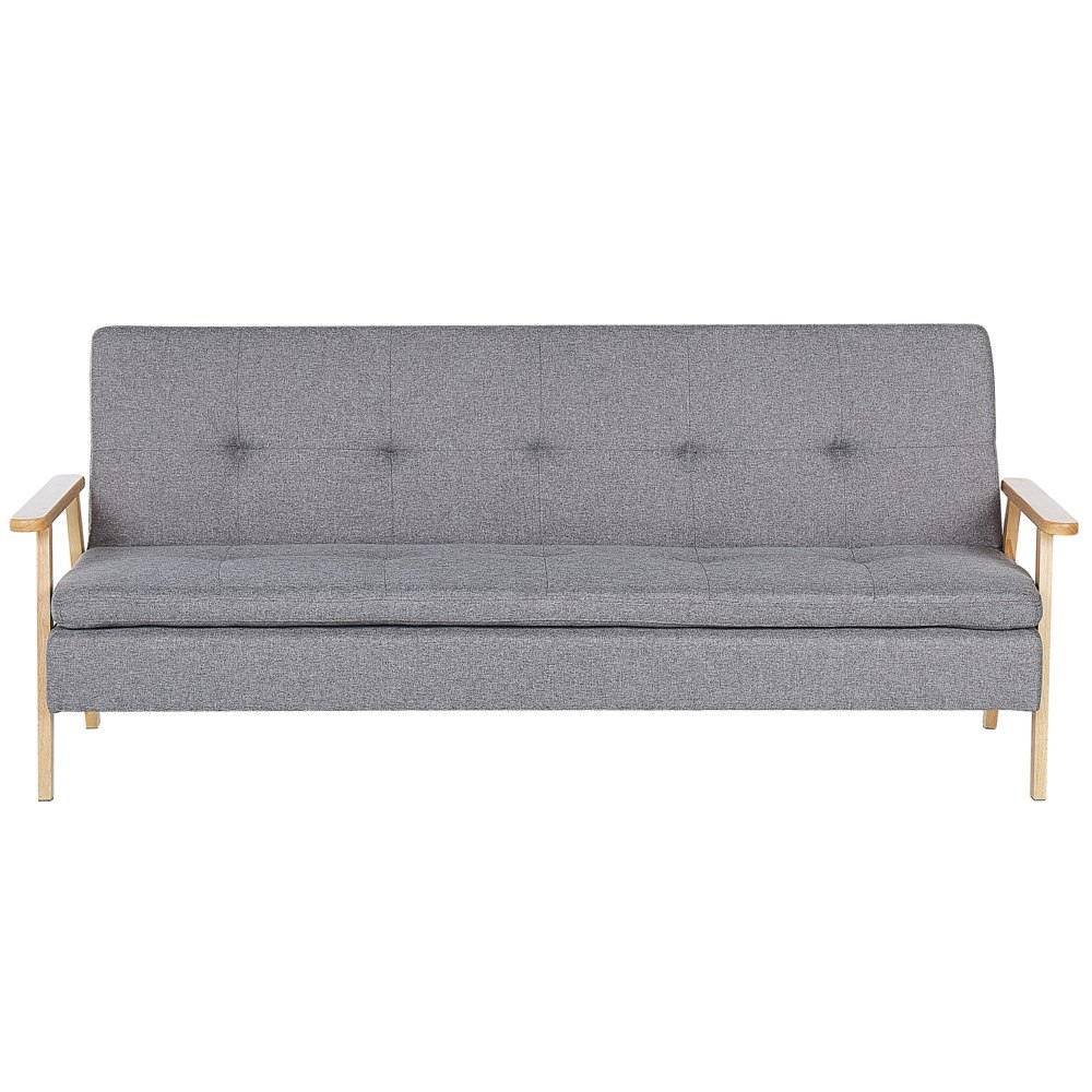 Sofa rozkładana jasnoszara TJORN