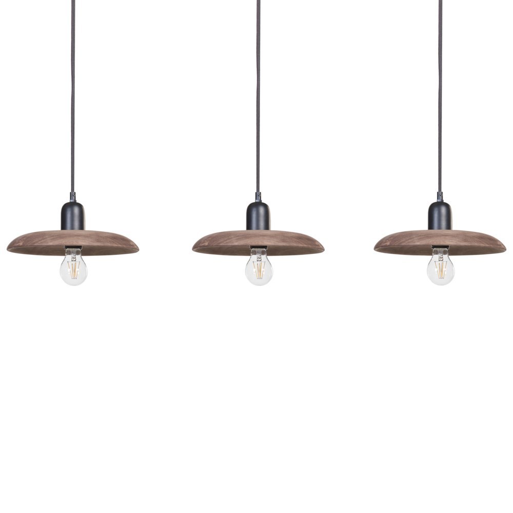 Lampa wisząca MANJEERA Drewno Brązowy