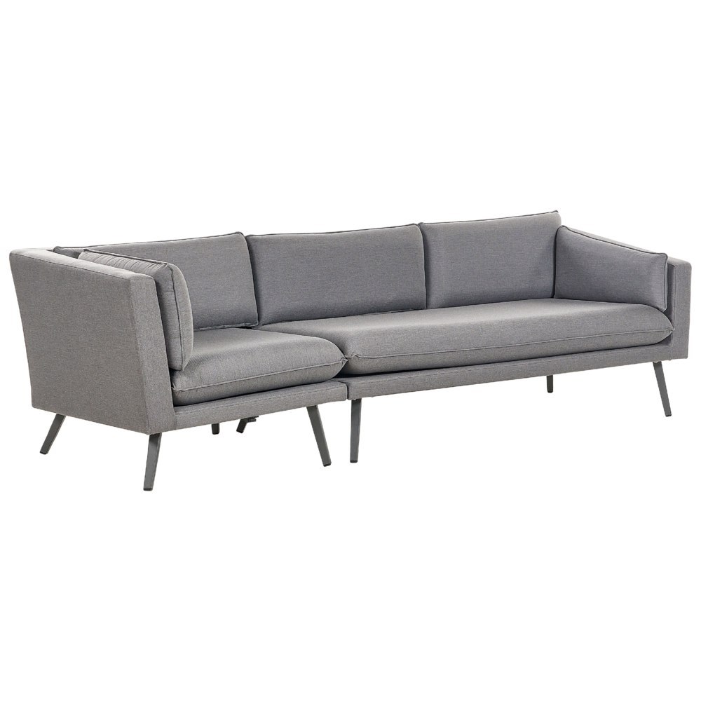 Sofa ogrodowa dla 3 osób LORETELLO Lewostronny Szary