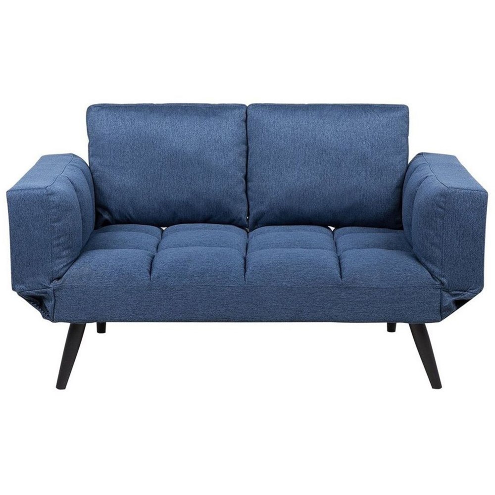Sofa rozkładana niebieska BREKKE