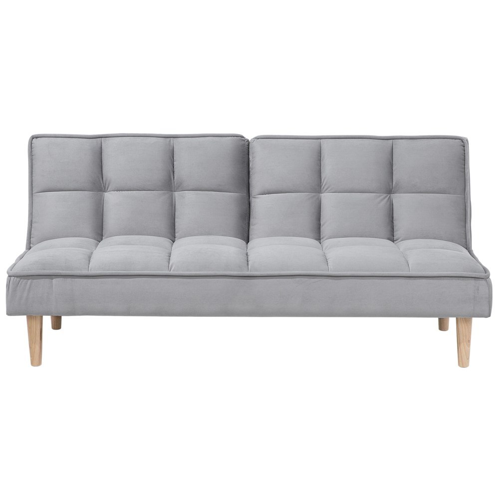 Sofa rozkładana jasnoszara SILJAN