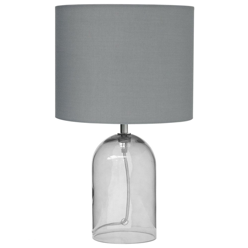 Lampa stołowa DEVOLL Szkło Szary