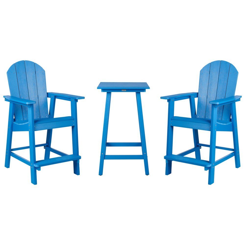 Zestaw mebli balkonowych ADIRONDACK Niebieski