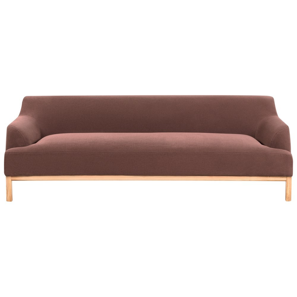 Sofa 3-osobowa burgundowa SOSJO