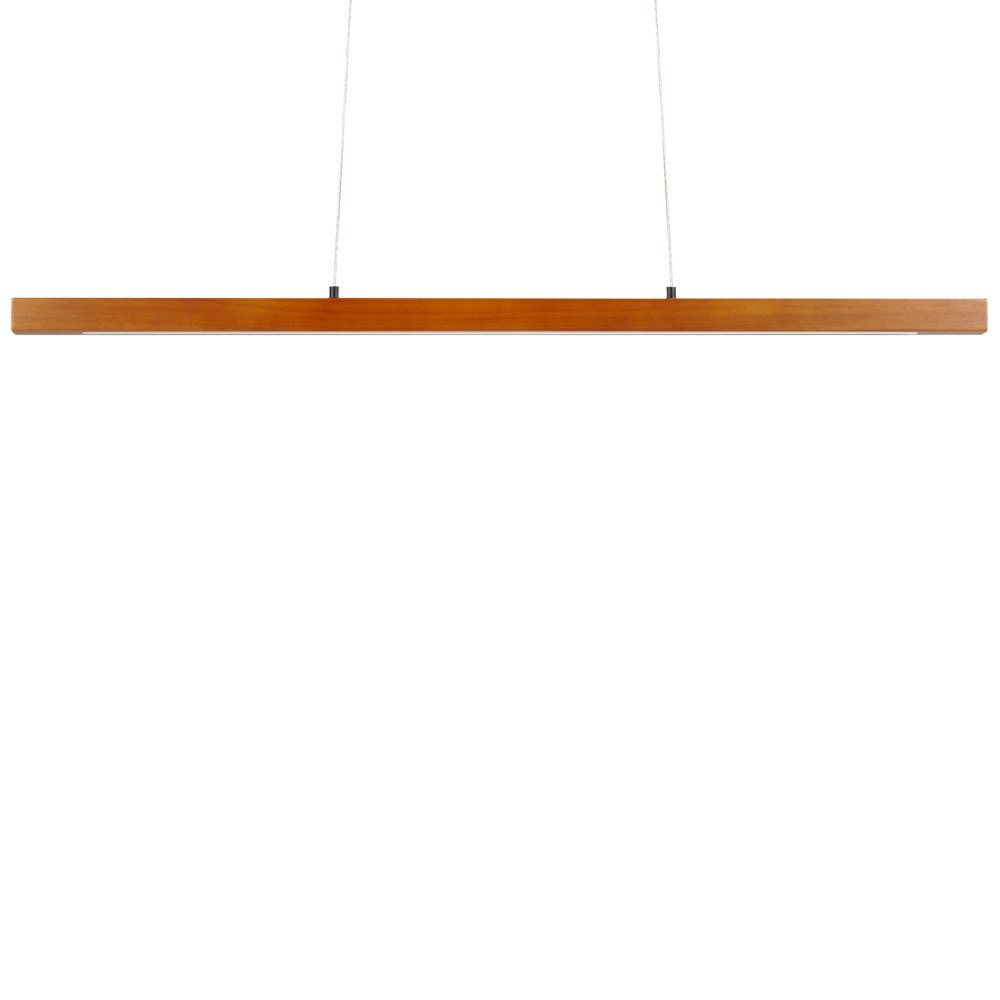 Lampa wisząca LED STEWARTS Ze ściemniaczem Drewno Ciemnobrązowy