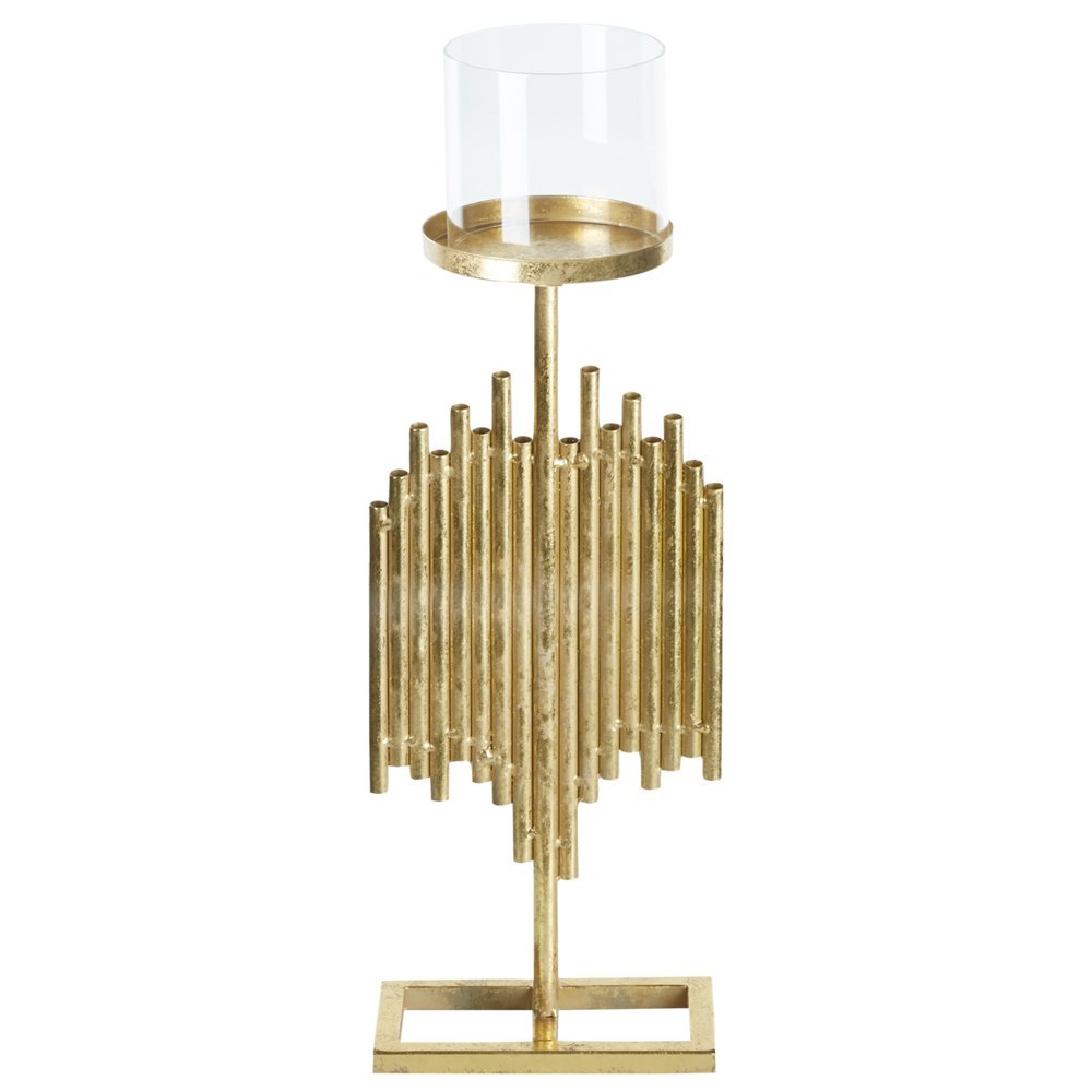Świecznik NIAS Metal 53 cm Złoty