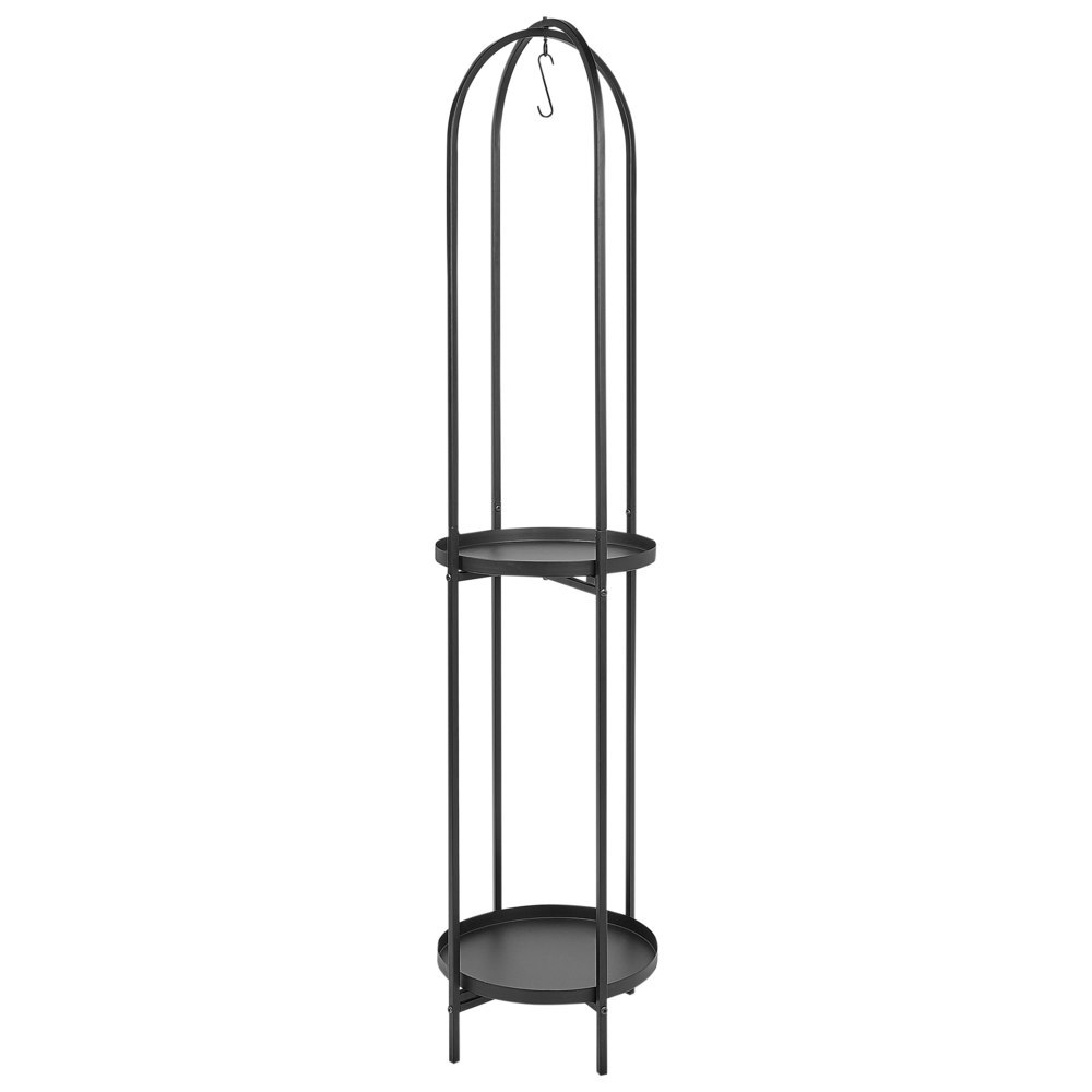Stojak na kwiaty TAMARIX Metal 35 cm Czarny