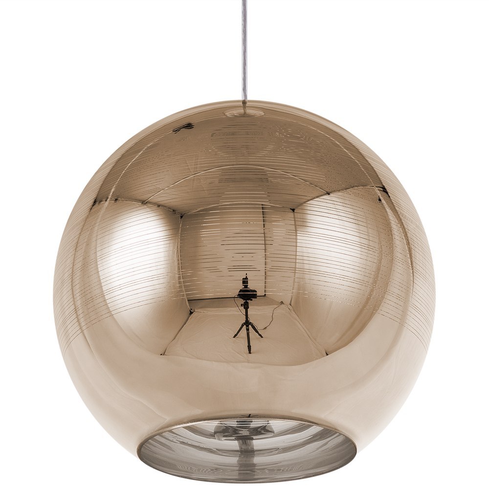 Lampa wisząca ASARO Szkło Złoty
