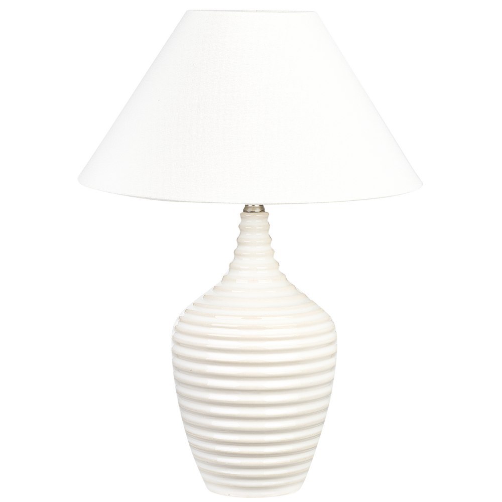 Lampa stołowa CELESTE Ceramika Kremowy