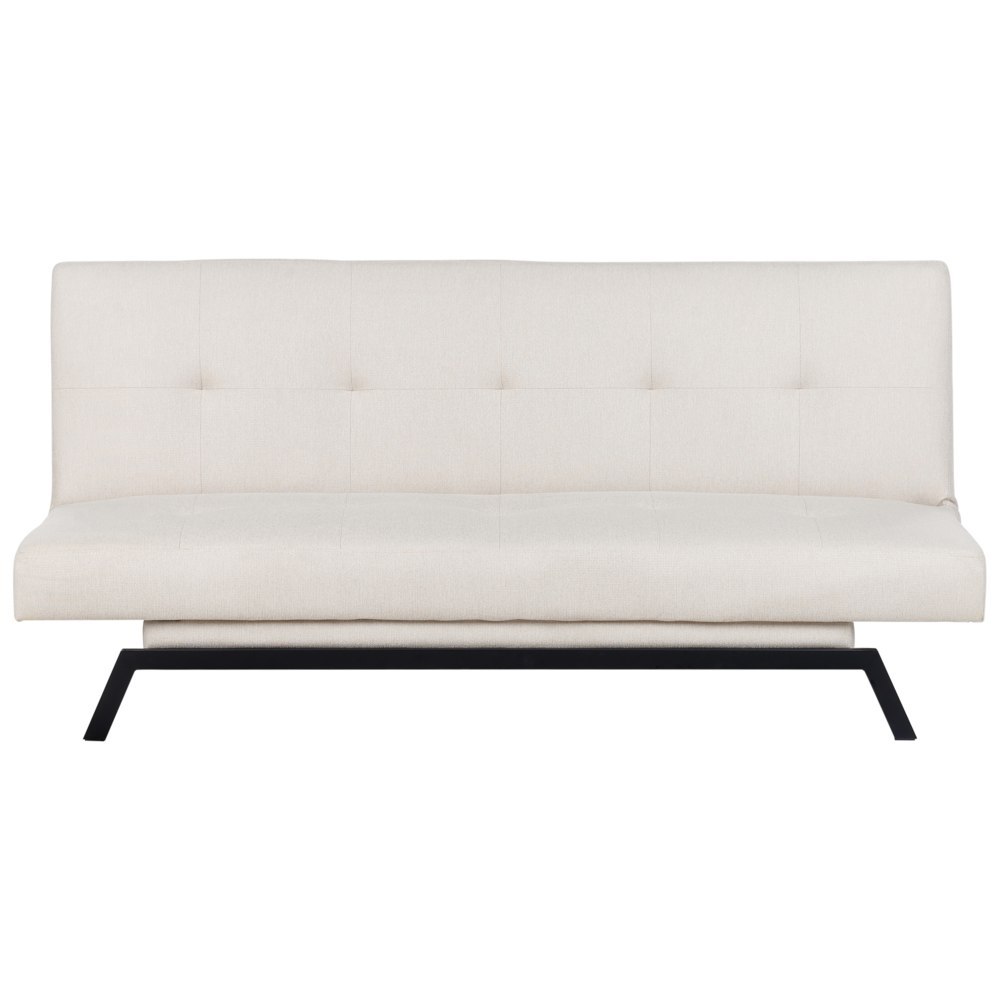 Sofa rozkładana biała LEEDS
