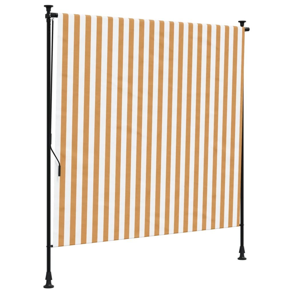 Roleta zewnętrzna, pomarańczowo-biała, 150x270 cm Lumarko! Lumarko!