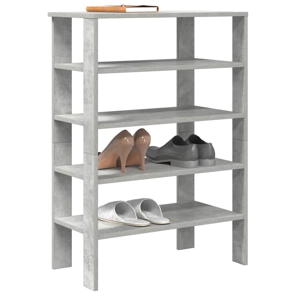 Półka na buty, szarość betonu, 61x32x87,5 cm Lumarko! Lumarko!