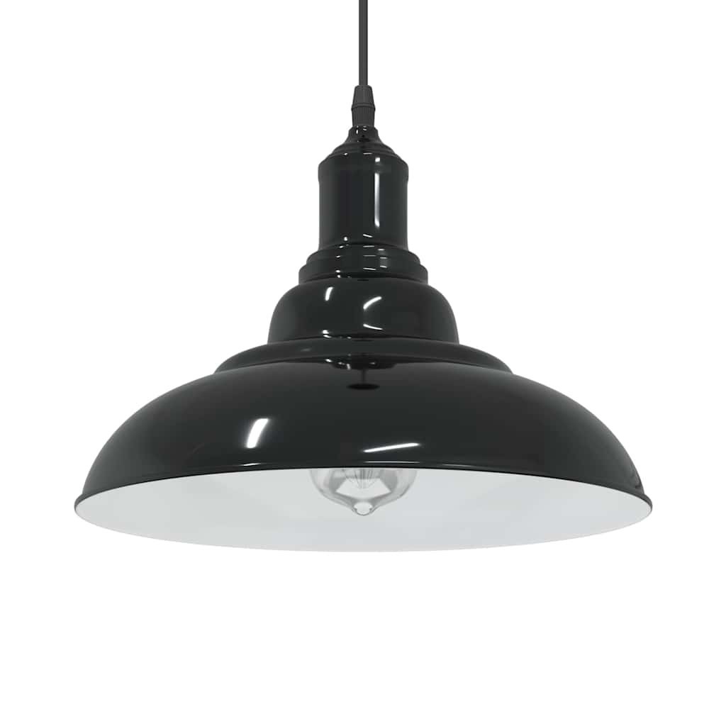 Lampa wisząca z regulacją wysokości E27 połysk czarny metal Lumarko! Lumarko!