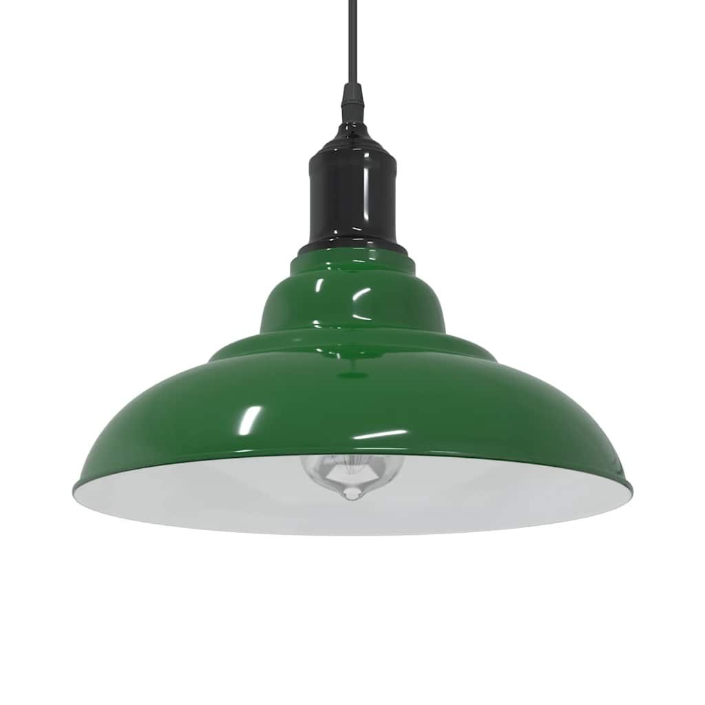 Lampa wisząca z regulacją wysokości E27 połysk zielony metal Lumarko! Lumarko!