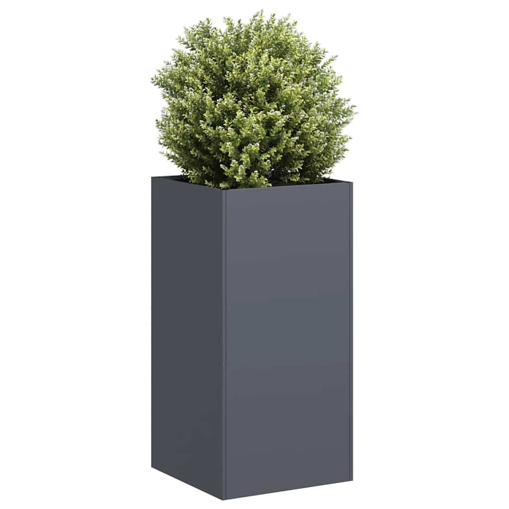 Doniczka Antracyt 40x40x80 cm Stal walcowana na zimno Lumarko! Lumarko!