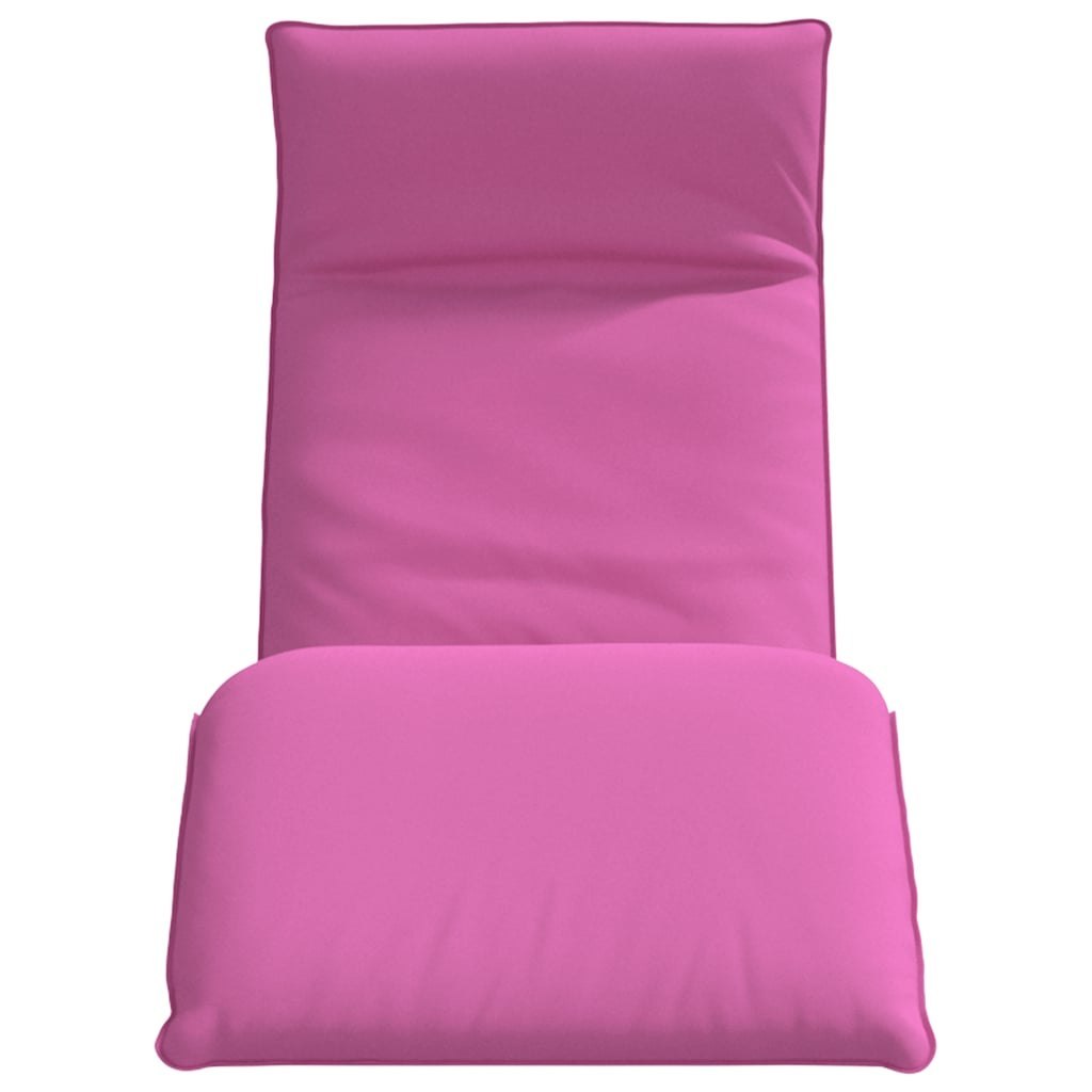 Leżak składany różowy 175x54x8,5 cm Oxford Fabric Lumarko! Lumarko!