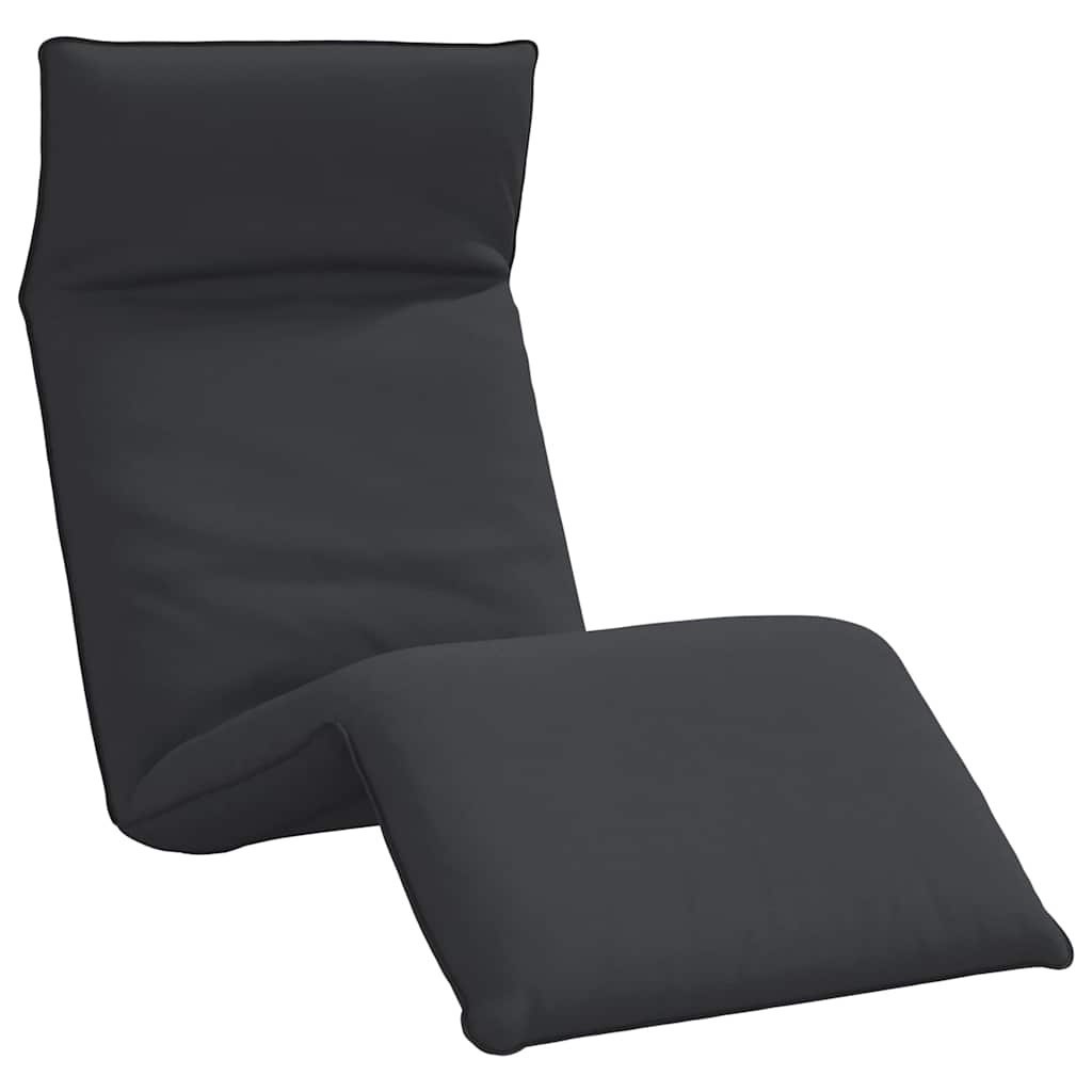 Leżak składany czarny 175x54x8,5 cm Oxford Fabric Lumarko! Lumarko!