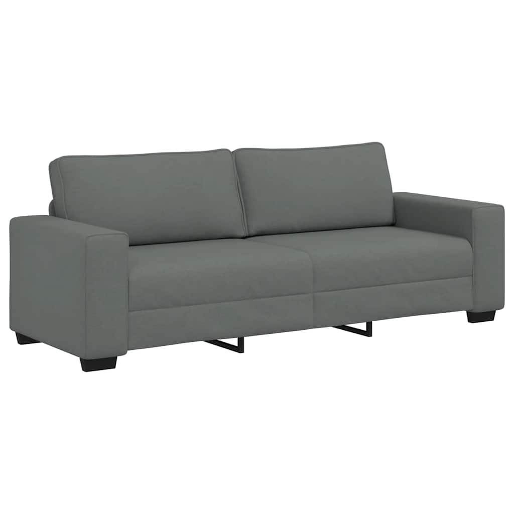 Sofa 3-osobowa, ciemnoszara, 180 cm, tapicerowana tkaniną Lumarko! Lumarko!