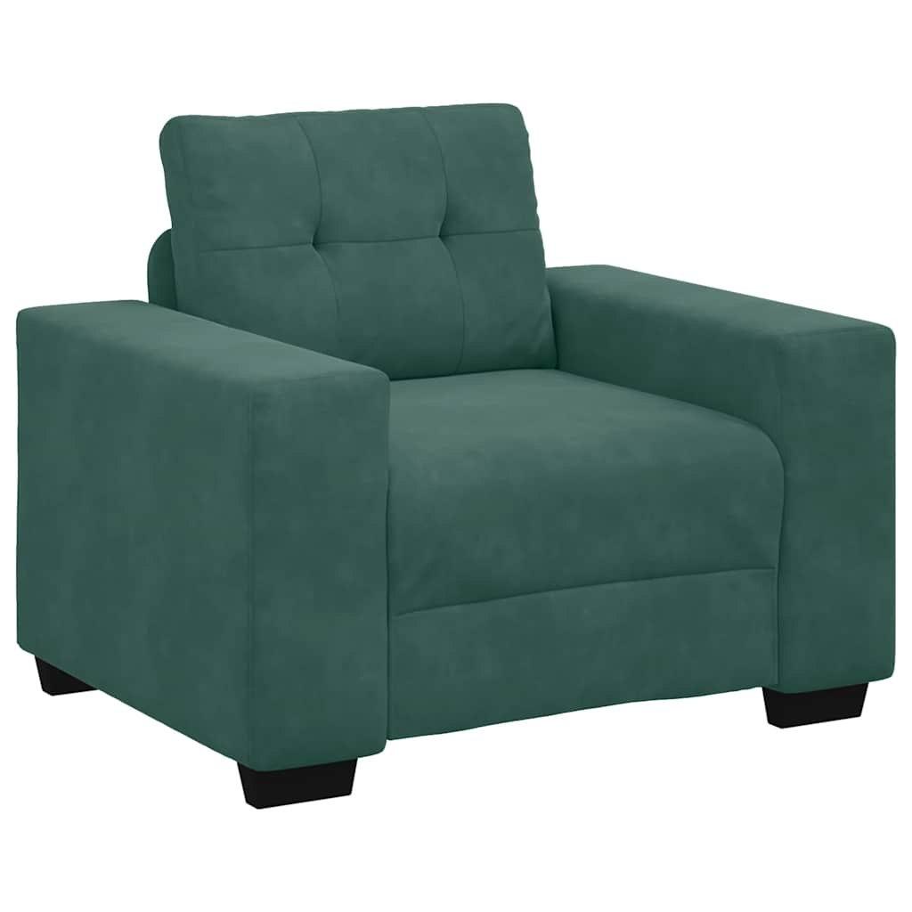 Sofa Fotel Ciemnozielony 60 cm Aksamit Lumarko! Lumarko!